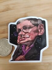 Stephen Hawking Sticker Laptop Sticker Decal Funny Sticker Science Scientist picture