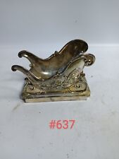 International Silver Co. Silver Plated Sleigh Card or Napkin Holder 1998 picture