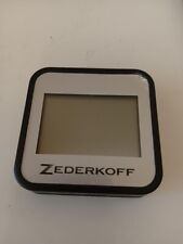 Zederkoff Digital Square Hygrometer/Thermometer For Cigar Humidors - Black - New picture