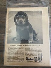 Vintage 1950s Magazine Ad Friskies Dog Food, Ephemera, Print Ad picture