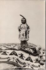 1940s SISSETON, South Dakota Native Americana RPPC Photo Postcard Indian Girl picture