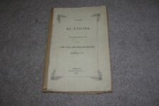 1850 Speech Mr. Daniel Webster at New York New England Society picture