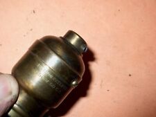 ANTIQUE 1890-1910 EDISON PATENTS BRYANT PADDLE 50 CANDLE POWER SOCKET W/ MICA picture