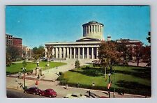 Columbus OH-Ohio, State Capital Building, c1951 Vintage Postcard picture