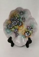 Vintage  Handpainted Decorative China Dish 7 Inch Signed Judy Schaarschmidt picture