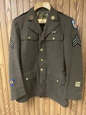 WWII 9th Air Force Uniform Jacket Named British Made Patch picture