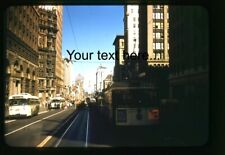 l563 Orig Slide View From Trolley Car Market Street San Fran., CA 1958 picture