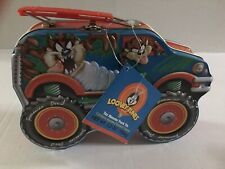 Tazmanian Devil Taz Monster Truck Tin Looney Tunes No Candy VGC picture
