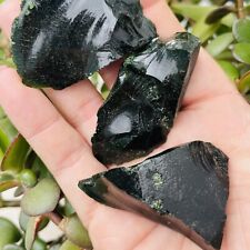 Rough Raw Green Goldstone Sandstone Crystal Chunk Geode Rocks Gift 1PCS picture