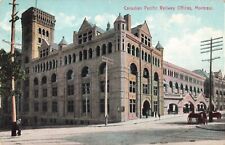 Canadian Pacific Railway Offices Montreal Quebec QC Canada 1911 Postcard picture