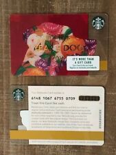 Starbucks 2018 New Year of the Dog Lunar Card NEW Unused RARE picture