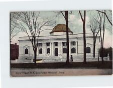 Postcard Gov. Flower Memorial Library, Watertown, New York picture