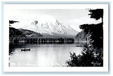 c1940's Mt. St. Helens Spirit Lake Washington WA, Christian RPPC Photo Postcard picture