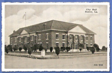 City Hall Eunice 1930 Postcard Louisiana picture