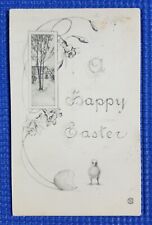 Vintage Happy Easter Post Marked 1914 Postcard picture