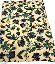 Vintage DURALEE  Fabric Remnant Queen Anne- 100% Cotton Floral -  35