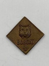Vintage Boy Scouts Of America BSA Bobcat Award Lapel Pin Badge picture
