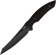 Brous Blades Mac Daddy Black G10 D2 Steel Fixed Blade Knife 269 picture