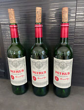 3 collector wine bottles Petrus picture