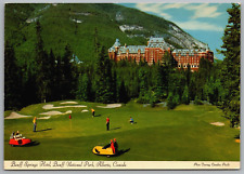 Continental Size Postcard - Banff Springs Hotel & Golf Course - Alberta Canada picture