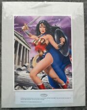 Signed Mike Mayhew Wonder Woman Print 11X14 On Cardstock Clampett Studios picture
