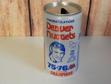 Vintage  Denver Nuggets 75-76 ABA Basketball Champions Pepsi Cola Can Dan Issel picture