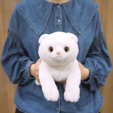Sun Lemon Hizaneko Knees Cat Scottish Fold Plush Doll Stuffed Animal toy WH 36cm picture