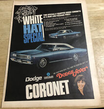 1968 DODGE CORONET See Your Dodge Boys - Vintage Magazine Print Ad picture
