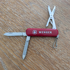 Wenger Delemont Swiss Army 3 Function Pocket Knife Red 65mm picture