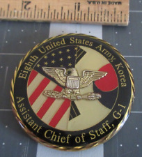 Eighth United States Assistant Chief of Staff, G1, Challenge Coin picture