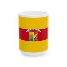 Flag of Pasaje Ecuador - White Coffee Mug picture