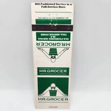 Vintage Matchbook Mr. Grocer Old Fashioned Service Florida Grocery Store picture