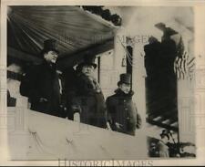 1909 Press Photo President Taft wore big overcoat during inauguration, DC picture