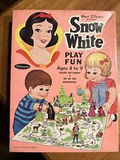 1967 WHITMAN Rare Disney SNOW WHITE PLAY FUN  Punchouts ~UNPUNCHED~ No 4736:1.00 picture