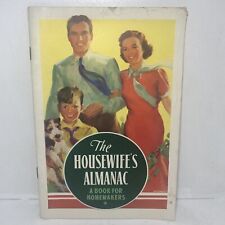 1938 The Housewife's Almanac by Kellogg Cereal Company w Recipes & Advertising picture