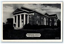c1940 Exterior View Methodist Church Building St George South Carolina Postcard picture