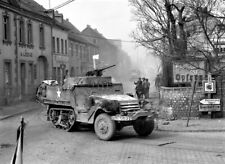 Digital Photograph WWII US Army M3 Armored Half-Track in Europe picture