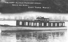 The Gem Passenger Boat Hardin Alton Illinois IL Reprint Postcard picture