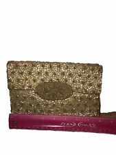 Vintage Beaded Hong Kong Clutch Satin Purse ￼cute picture