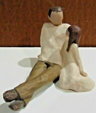 Nice Willow Tree Father and Daughter Figurine Susan Lordi  2000 Demdaco picture