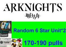[EN] Arknights Global Starter acc Random 6 Star unit *2+170-190 pulls picture