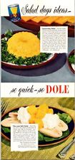1949 Dole Canned Pineapple - Salad days ideas Recipes Vintage Print Ad picture