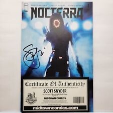 Nocterra #1 Cover B Variant Jock Cover 2021 Signed By Scott Snyder picture