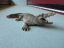 Schleich 2007 Alligator Crocodile Wildlife Animal Retired Swamp Figurine Toy picture