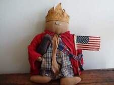 PRIMITIVE Handcrafted Large LADY LIBERTY Folk Art DOLL Patriotic AMERICANA picture
