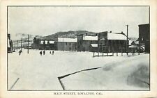 c1905 Printed Postcard Main Street, Loyalton CA Sierra County unposted picture
