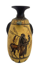 Ancient Greek Attic Alabastro Exact Copx 4th C BC Handmade Centaur Pottery Vase picture