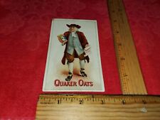 VICTORIAN TRADE CARD  FOR  QUAKER OATS 1890s picture