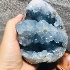 1108g Natural Blue Celestite Crystal Geode Cave Mineral Specimen Healing 02 picture