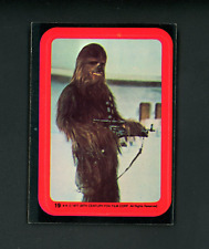 Chewbacca 1977 Topps Star Wars Sticker #19 NM-MT picture